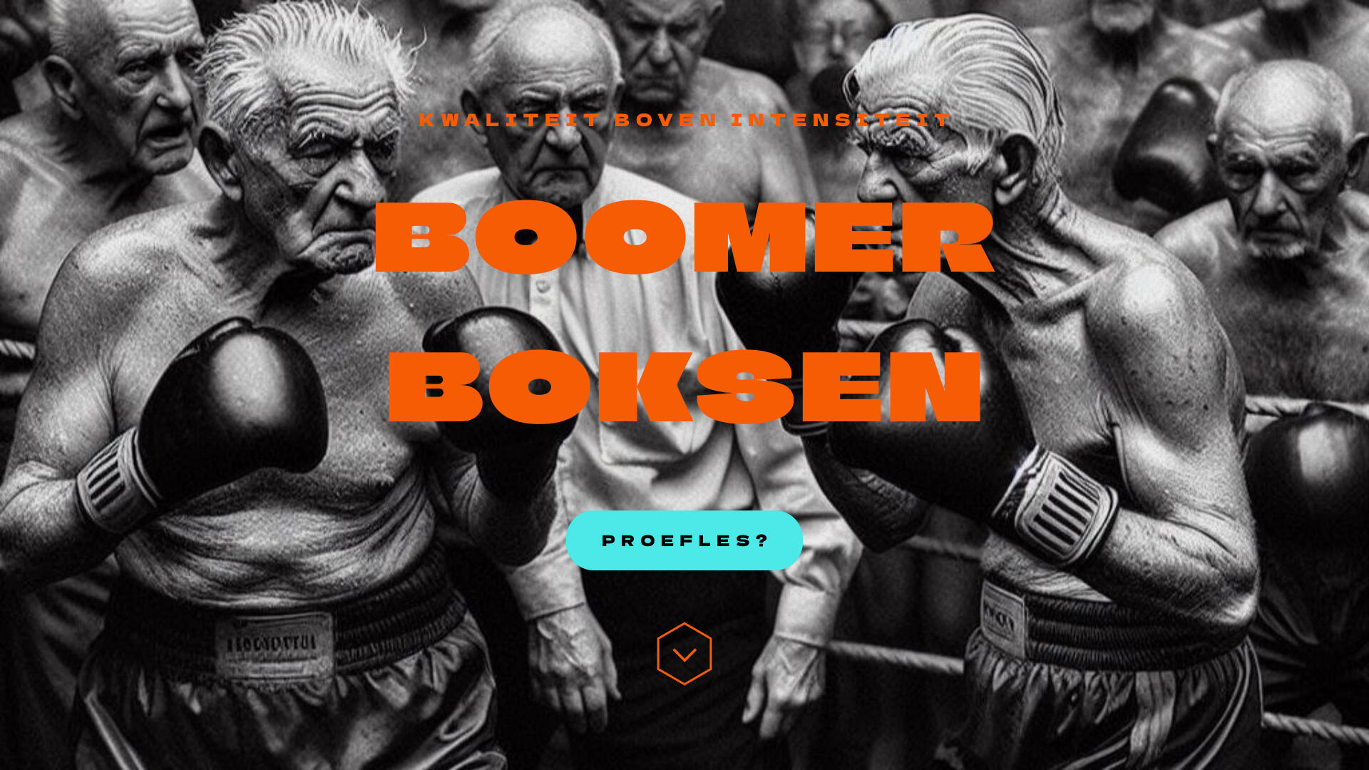 Boomer Boksen Homepage van de nieuwe freestyle website Boomer Boksen